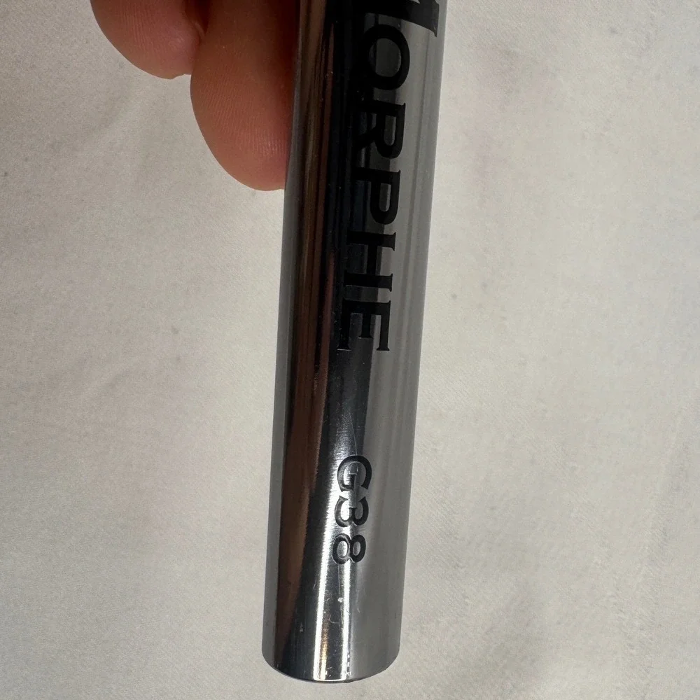 Morphe G38 Mini Round Buffer Brush Gunmetal Collection Synthetic Bristles